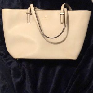 Kate Spade - tote gray satchel - gently used
